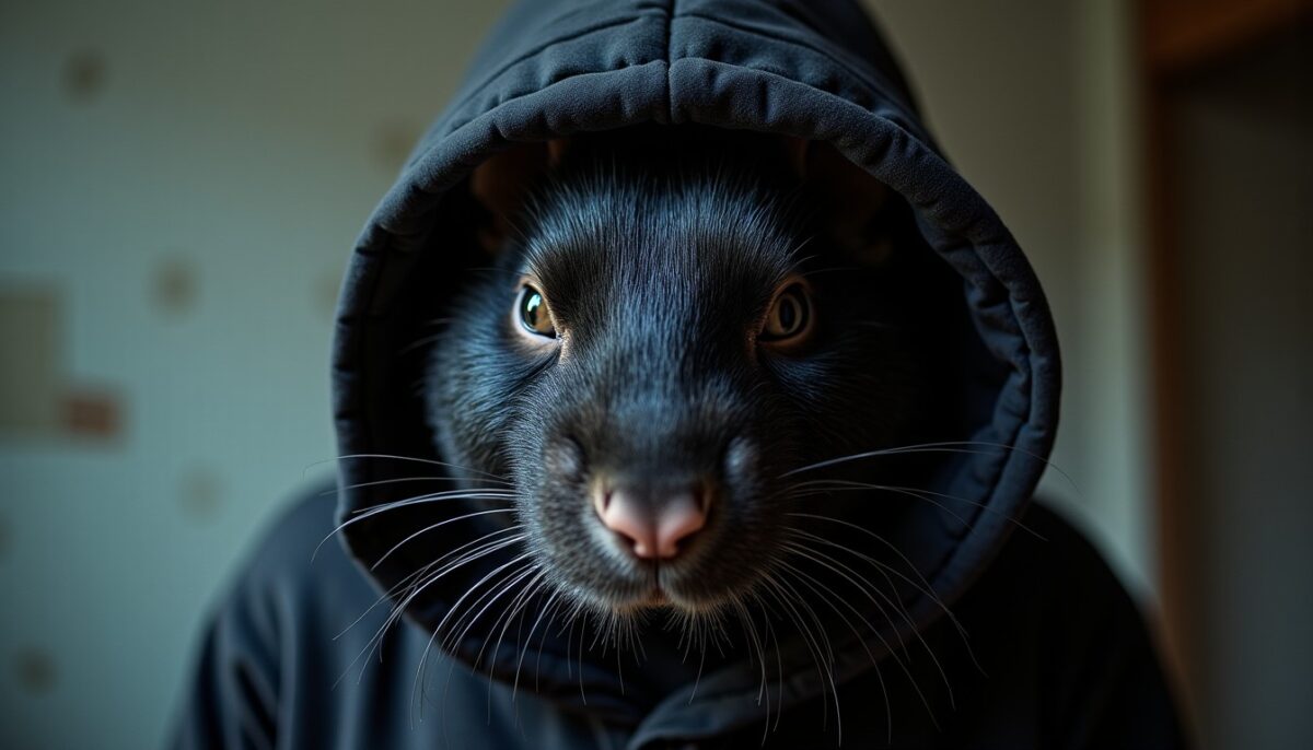 Le raton laveur dévoilé : mystérieux résident au masque noir
